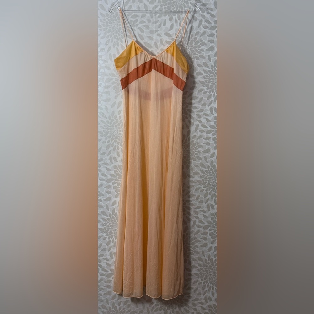 SET Vintage Gossard Artemis 70s Women’s L ROBE + SLIP Set Lingerie Nightie Dress - Picture 2 of 12